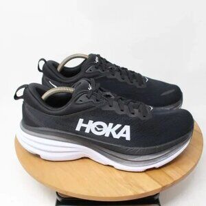 Hoka One Shoes Bondi 8 Running Sneakers Black Women's 11 B